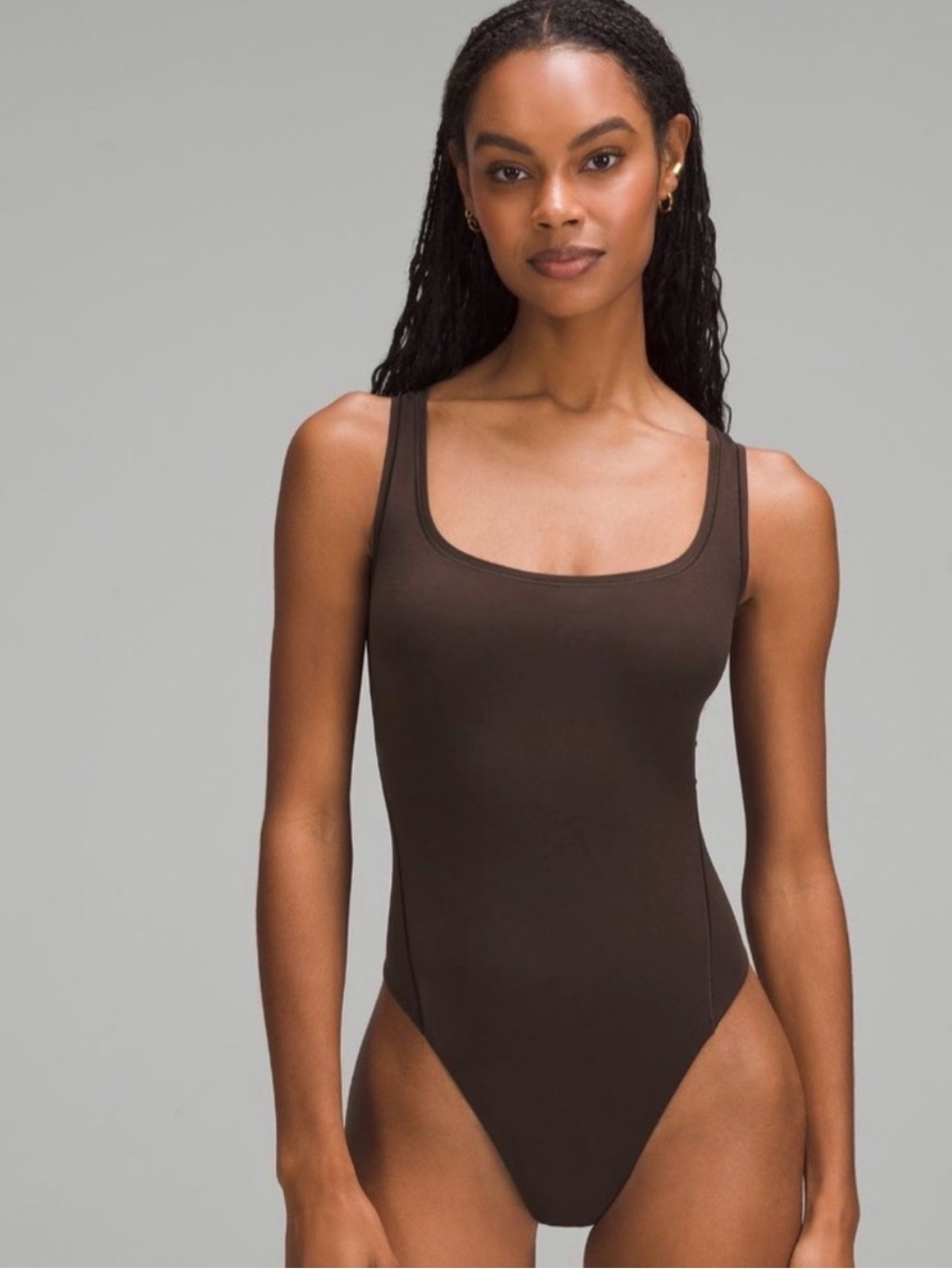 lululemon Wundermost Ultra Soft Nulu French Press Square Neck Bodysuit Large